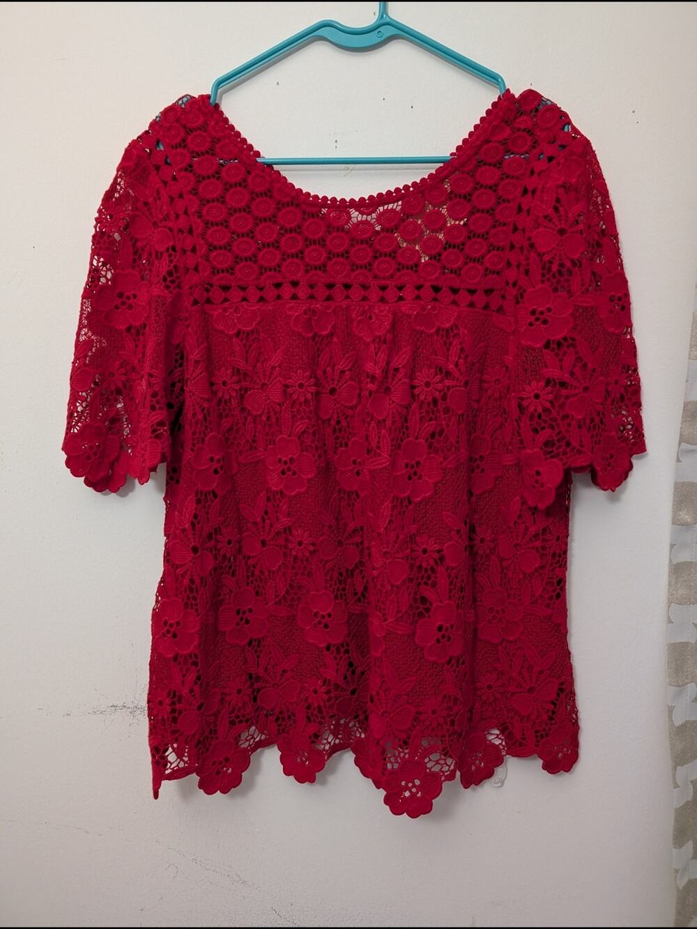 anthropologie vanessa virginia lace top